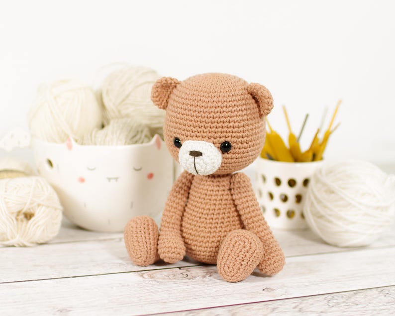 Amigurumi Teddy Bear Crochet Pattern - Beginner-Friendly DIY Stuffed Animal Tutorial image 3