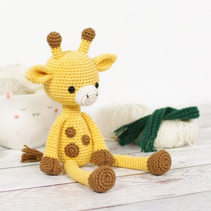 Giraffe Crochet Pattern Amigurumi Giraffe Pattern and Tutorial with Photos DIY Crochet Toy image 1