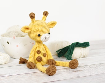 Giraffe Crochet Pattern - Amigurumi Giraffe Pattern and Tutorial with Photos - DIY Crochet Toy