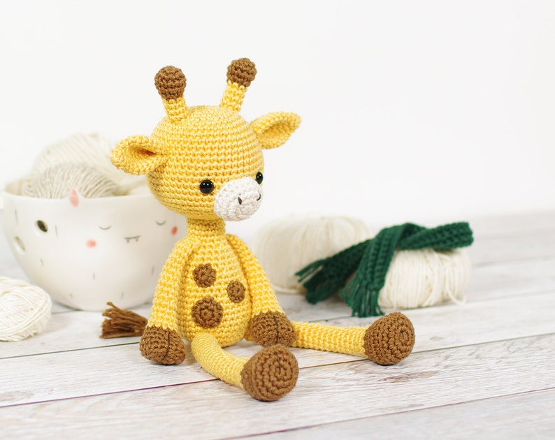 Giraffe Crochet Pattern Amigurumi Giraffe Pattern and Tutorial with Photos DIY Crochet Toy image 1