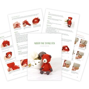 Crochet Fox Pattern Amigurumi Crochet Pattern with Step-by-Step Photos PDF in English image 9