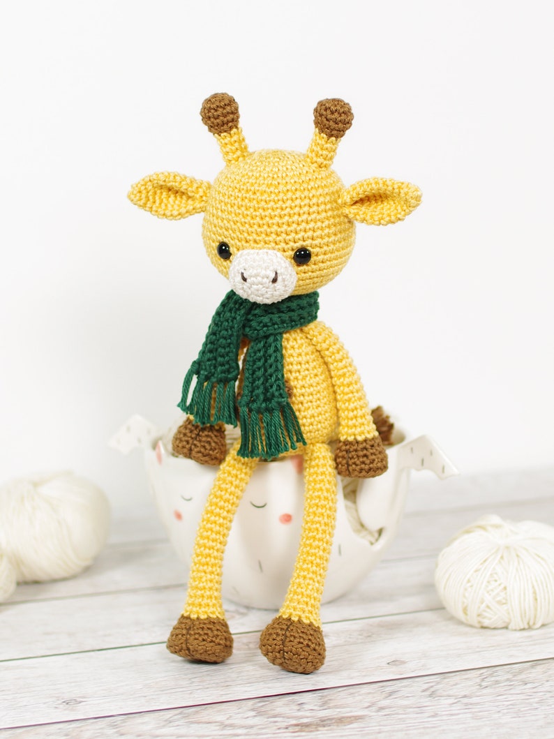 Giraffe Crochet Pattern Amigurumi Giraffe Pattern and Tutorial with Photos DIY Crochet Toy image 5