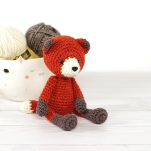 Crochet Fox Pattern - Amigurumi Crochet Pattern with Step-by-Step Photos - PDF in English