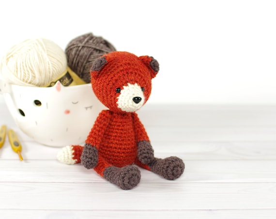 Crochet Fox Pattern - Amigurumi Crochet Pattern with Step-by-Step Photos - PDF in English