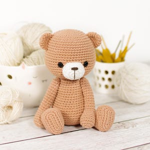 Amigurumi Teddy Bear Crochet Pattern - Beginner-Friendly DIY Stuffed Animal Tutorial