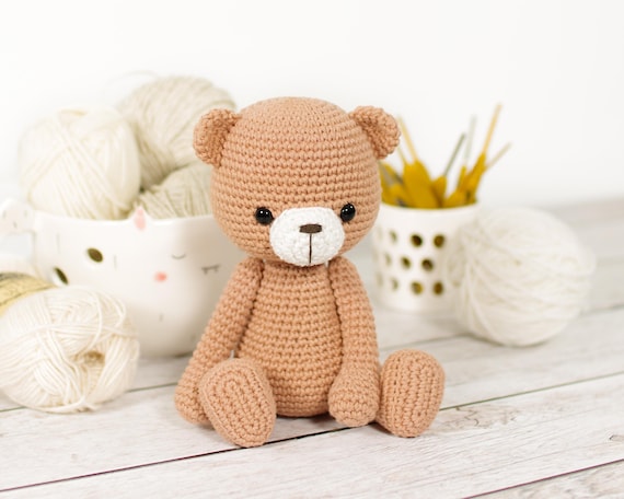 Amigurumi Teddy Bear Crochet Pattern - Beginner-Friendly DIY Stuffed Animal Tutorial
