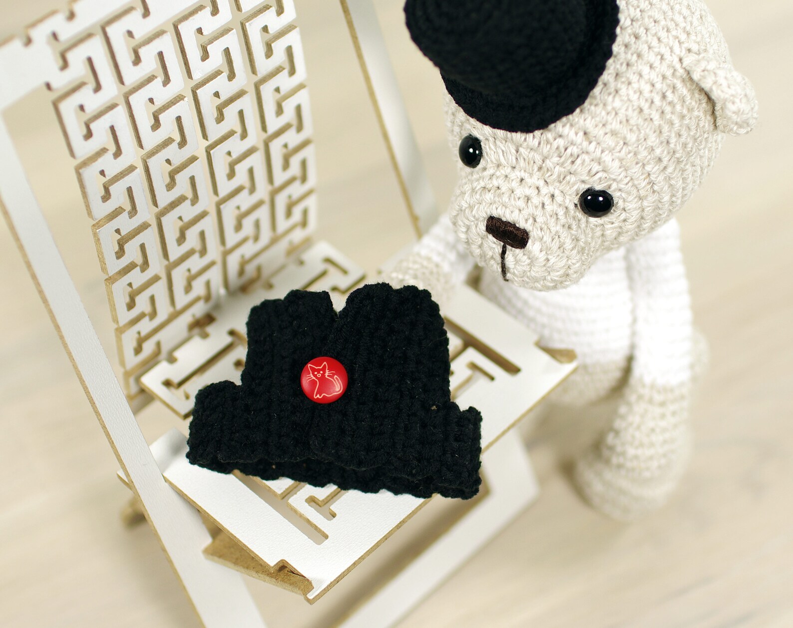 PATTERN Teddy Bear in a Top Hat and Vest EN039 Etsy