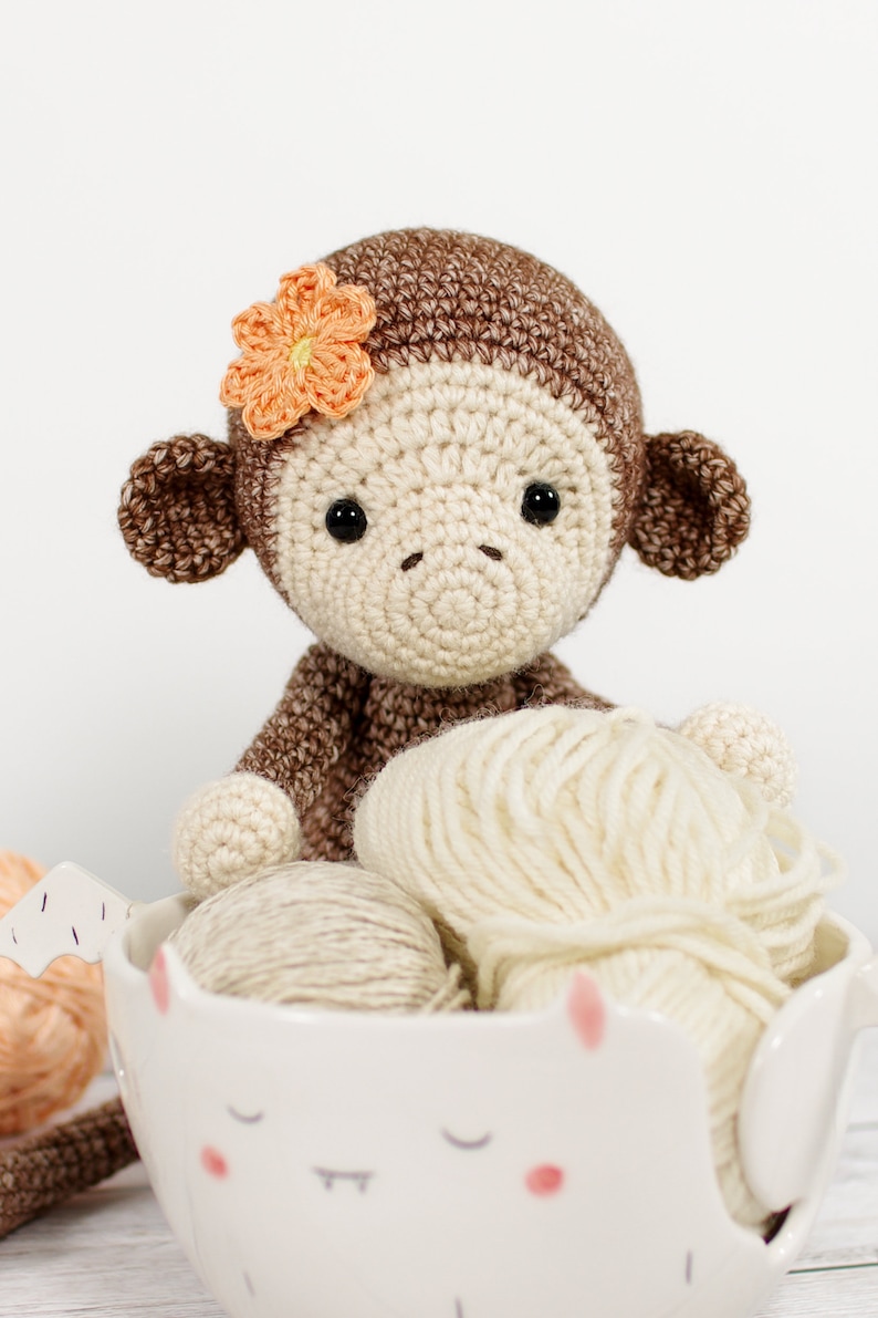 Amigurumi Monkey Crochet Pattern Cute Monkey Pattern and Tutorial with Photos image 4