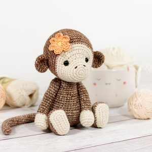 Amigurumi Monkey Crochet Pattern Cute Monkey Pattern and Tutorial with Photos image 2