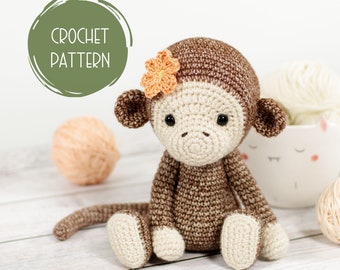 Monkey Crochet Pattern - Cute Amigurumi Monkey Pattern and Tutorial with Photos