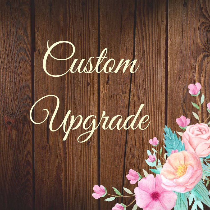 Custom Fee Upgrade Fee Etsy