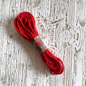 325 Paracord - Red Paracord - 21 ft Red Crafting Cord