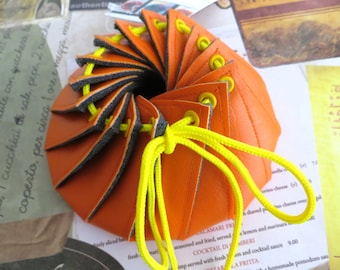 Smoking Gifts - Glass Bubbler & Water Pipe Glass Base Cozy - Orange With Yellow