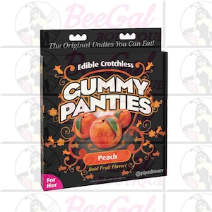 Gummy Undies Candy Lingerie – Edible for Bachelorette Parties, Bridal Shower Fun & Adult Party Favors Gummies Peach Strawberry Watermelon