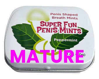 Penis Candy Breath Mints Tin for Bachelorette Party Favors Gay Bachelor