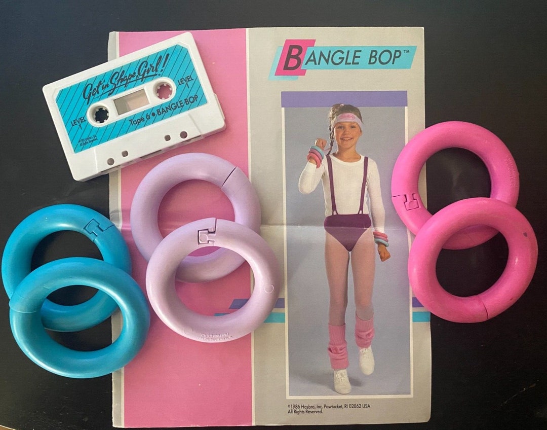 Vintage 1986 Hasbro Get in Shape Girl Fitness Program Bangle Etsy