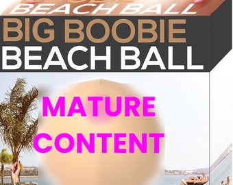 Funny Boobie Beach Ball Boob Decorations Bachelor Party Games Lesbian Bachelorette Mature Gay Pride Parade