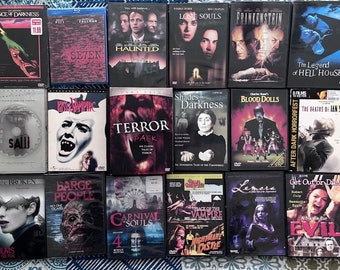 DVD Horror Movies Vintage 60's 70's 80's 90's 00's Classics Many Rare & Hard to Find! DVD's Some NEW Lot B