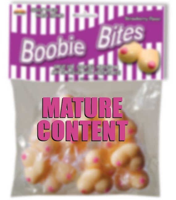 Boobie Bites Candy Boob Shaped Booby Breast Cancer Awareness Walks  Decorations Bachelor Party Favors Mastectomy Lesbian Bachelorette
