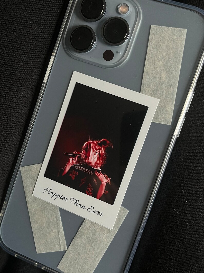 Billie Eilish Happier Than Ever Concert Confetti Case Etsy