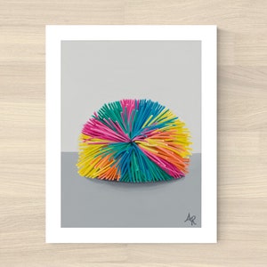 Squish Art Print