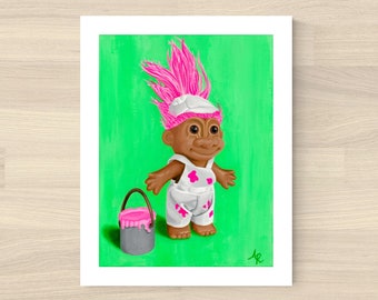 Paint The Town Art Print