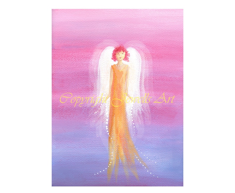 Angels Rising Series of 4 Angel Art Giclee Prints: Spiritual Feng Shui ...
