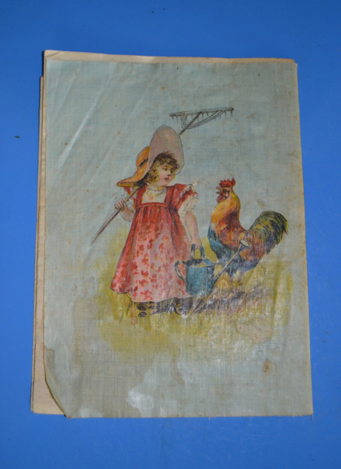 Antique Linen ABC Book Etsy