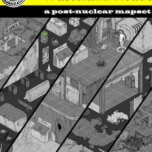 Estradas de Wasteland - Um mapa pós-nuclear