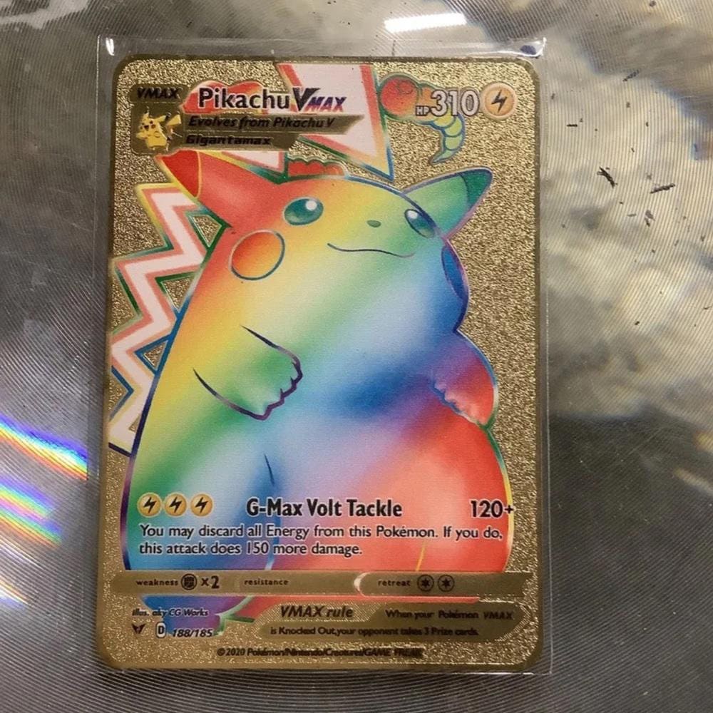 Pikachu Vmax Secret Rare - Etsy
