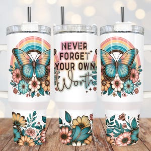 40oz Tumbler Wrap Sublimation Design Template Digital Download Png Daily Reminders Quote Positive Affirmations Gifts For Her Self Love