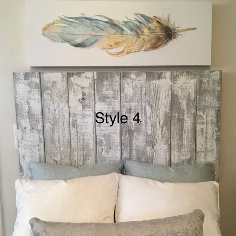 Dorm Twin Size Headboard Multiple Style Reclaimed Wood Etsy