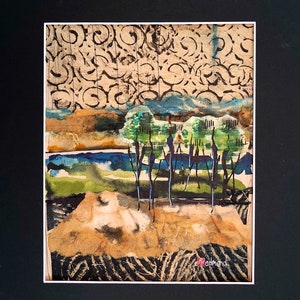 Abstract Trees Original Watercolor