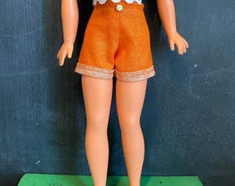 Orange shorts for Sindy. ( Adult collectors only.)