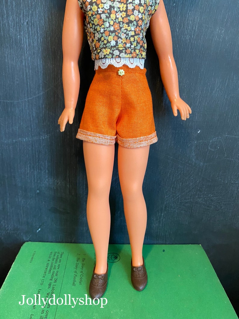 Orange shorts for Sindy. Adult collectors only. image 1