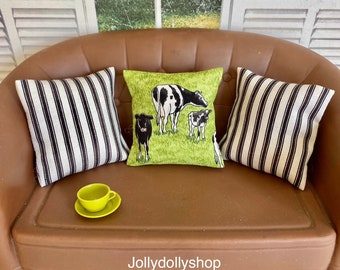 Town and Country Cushions for Sindy and friends.