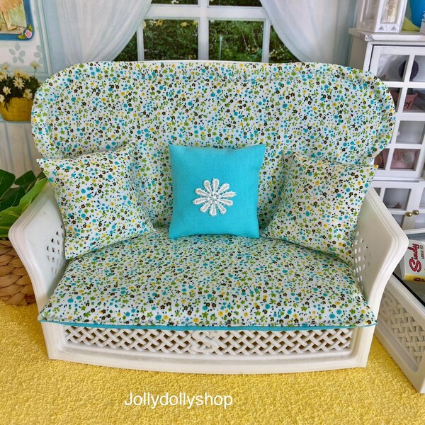 Ditsy Flowers sofa set for Sindy and friends.