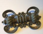 Drawer Pulls Art Nouveau Ornate Kitchen Set Furniture Drawer Bin Pull Cast Metal Brass Kitchen Cabinet Handle Authentic