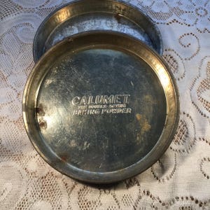 Vintage Cake Pans Set of 2 Calumet Baking Powder Promotional Bakeware Cake Pans