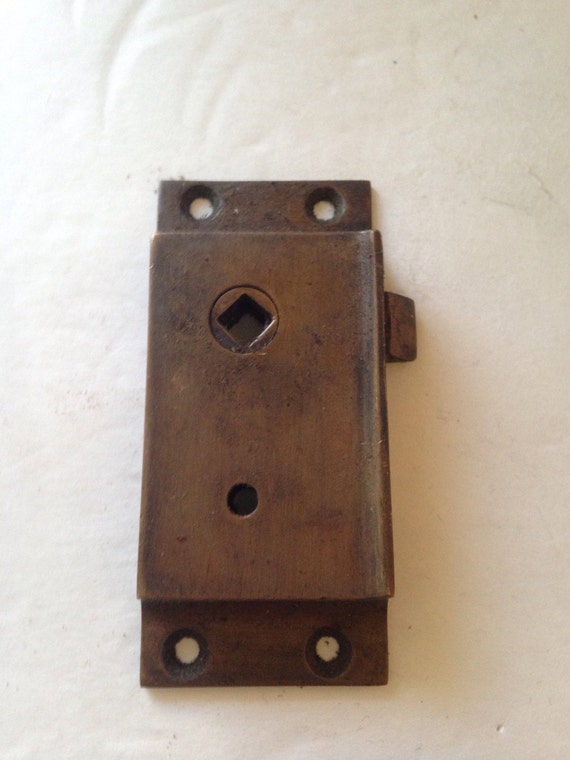 Antique Brass Door Lock Latch Mechanism Hardware
