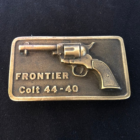 Vintage Wild West Colt 44 40 Revolver Brass Decor… - image 1