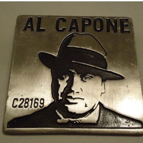 En venta RARE Al Capone Gangster Coleccionable Vintage Cinturón Hebilla