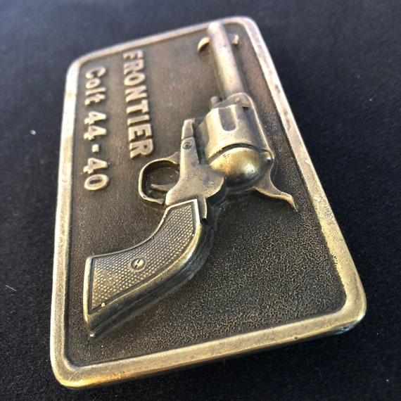 Vintage Wild West Colt 44 40 Revolver Brass Decor… - image 3