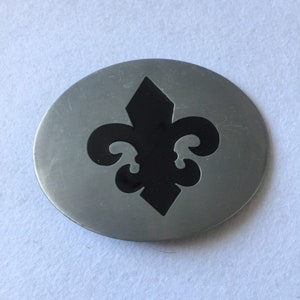 Vintage Fleur De Lis Decorative Belt Buckle