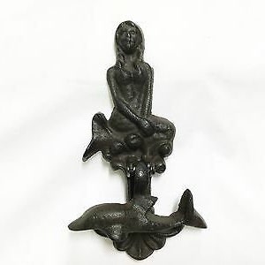 Gusseisen Mermaid Nautical Türklopfer Haustür Hardware