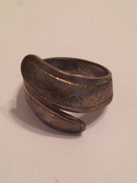 Vintage spoon ring, bohemian jewelry, boho ring, … - image 1