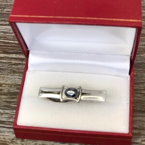 Hematite Vintage Mid century Tie Clip Bar