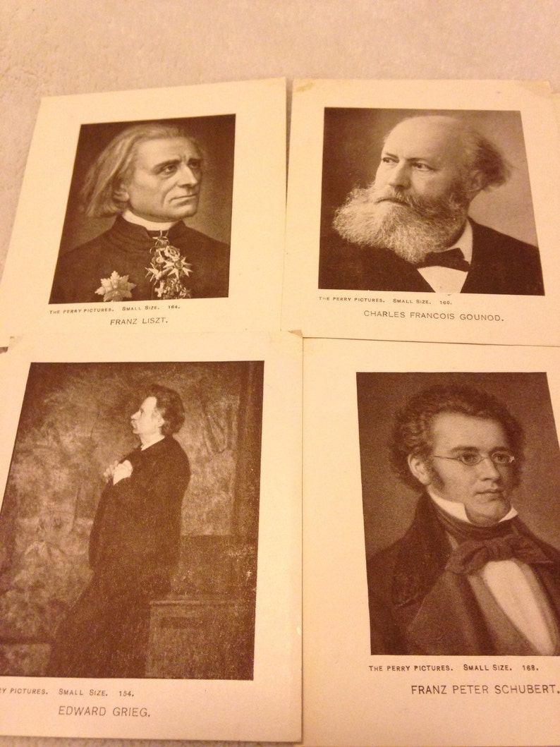 The Perry Pictures 1900 Famous People Photos LOT