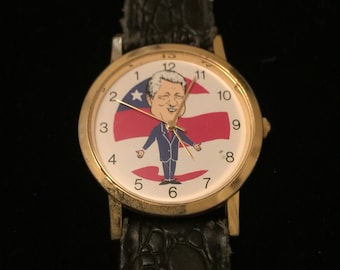 Bill Clinton Backwards Running Watch