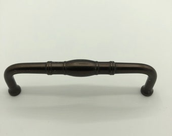 Retro Drawer Bronze Pull Drawer knob Bin Pull Metal Furniture Handle Shabby Chic Satin Finish
